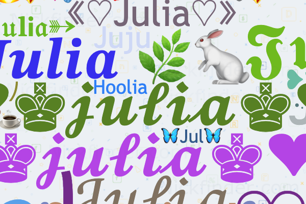 nomes pra colocar com julia no ff｜Pesquisa do TikTok