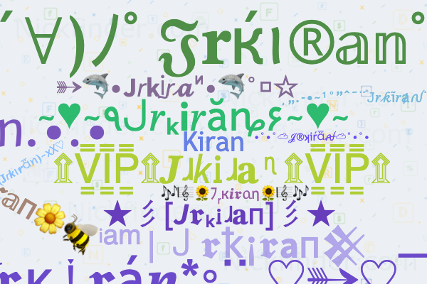 ✧ Nicknames for Jrkiran: Zx ANKIT JOD, Ankit zx, Ankit zc