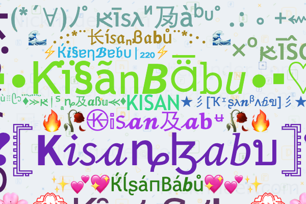 Nicknames for KisanBabu: 𝑲ᵢŝǻ𝓃𝐁ǻɓข, Kishanbapu, Kisan
