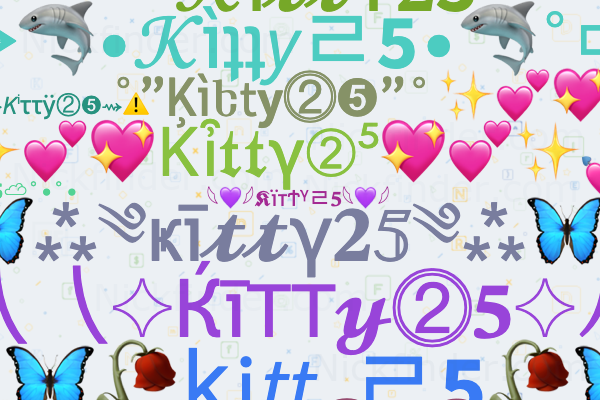 Nicknames for Kitty25