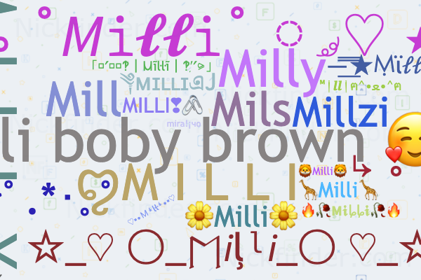 What is milly discount a nickname for