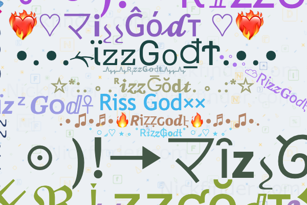 Rizz God / Rizz Nicknames