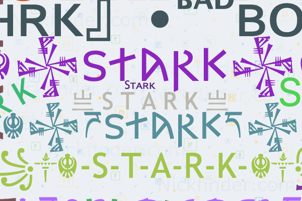Surnoms et noms élégants pour Stark - Nickfinder.com