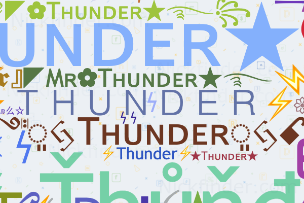 Cool Names For Thunder