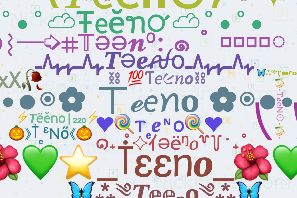 Nicknames for Teeno