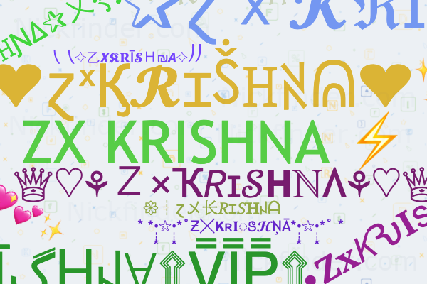 【正規通販】 ZXKRISHNA: for Nicknames ZX❤KRISHNA, 乙x ⚡, KRISHNA ZX ポップス/ロック(邦楽)