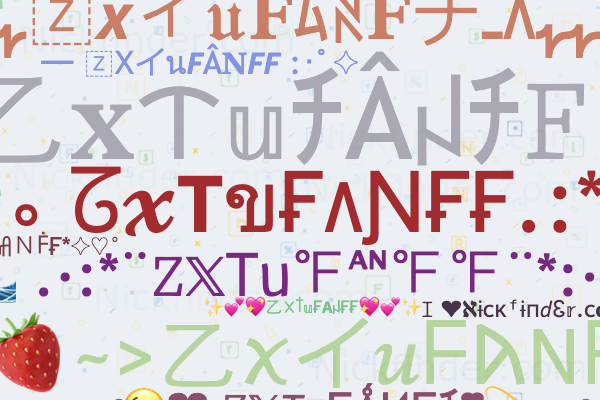 ♡ Nicknames for ZXTuFANFF: ᴢx Ꭲᴜꜰᴀɴ FF