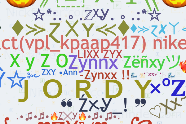 Nama panggilan untuk ZXY: Zynnx, ZʏxᴛㅤYᴏᴛㅤ?, 𓂀 ℤ𝕩𝕪