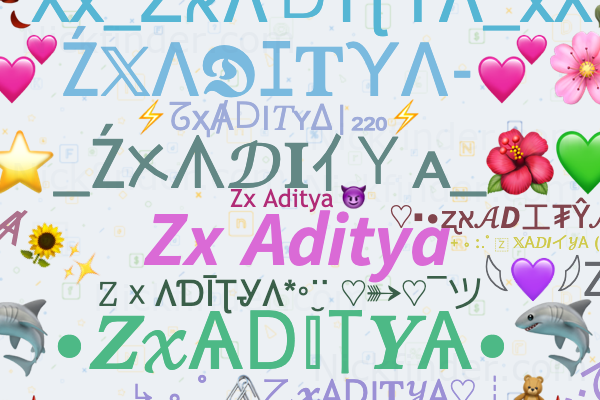 。♡ Nicknames for ZXADITYA: Zx Ꭺᴅɪᴛʏᴀ 모, ZX. Ꭺᴅɪᴛʏᴀ. 모